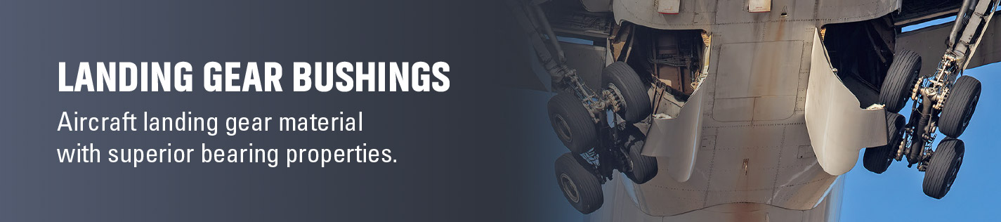 Bearing sleeve products and bushings for aircraft landing gear operation in Pfinodal® C72900 alloy