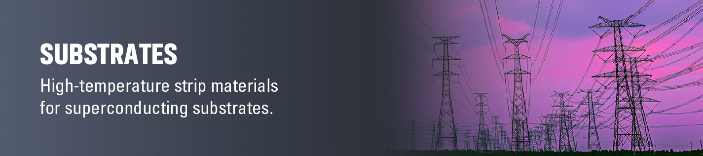 Nickel-tungsten alloy flexible strip for superconducting wire substrates