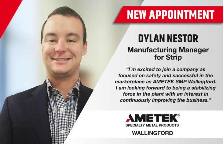 Dylan-N-appointment for AMETEK SMP